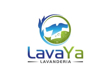 LAVAYA ECO LAVANDERIA logo design by jenyl