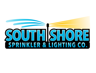 South Shore Sprinkler & Lighting Co. logo design by megalogos