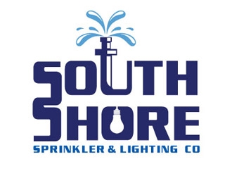 South Shore Sprinkler & Lighting Co. logo design by shere