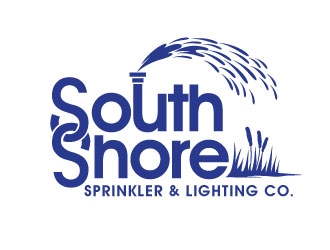 South Shore Sprinkler & Lighting Co. logo design by REDCROW