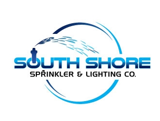 South Shore Sprinkler & Lighting Co. logo design by REDCROW