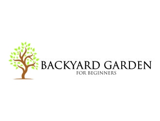 Backyard Garden For Beginners logo design by jetzu