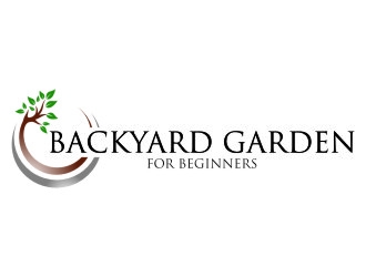 Backyard Garden For Beginners logo design by jetzu