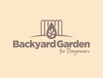Backyard Garden For Beginners logo design by YONK