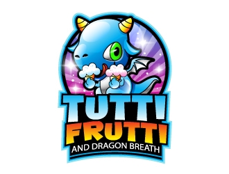 Tutti Frutti and Dragon Breath or Puff logo design by uttam