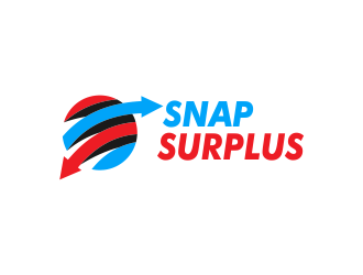 SnapSurplus logo design by mikael