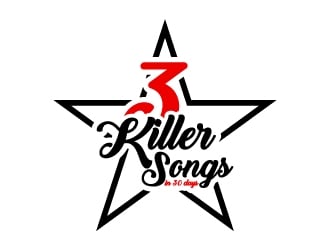 3 Killer Songs .com logo design by gihan