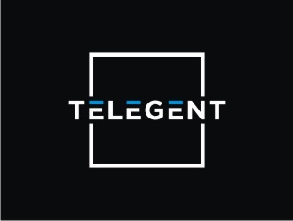  Telegent  logo design by bricton