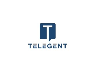  Telegent  logo design by bricton