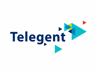  Telegent  logo design by mletus