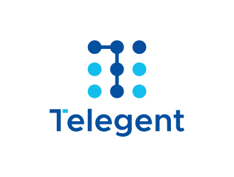  Telegent  logo design by lexipej