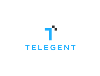  Telegent  logo design by bomie