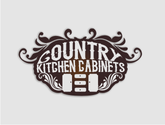 Country Kitchen Cabinets logo design by coco