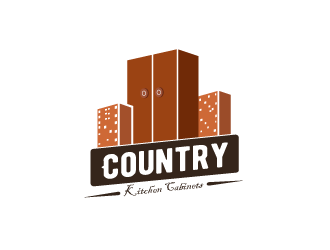 Country Kitchen Cabinets logo design by Rickys48H
