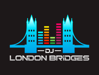 DJ London Bridges logo design by hidro