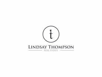 Lindsay Thompson Real Estate logo design by ammad