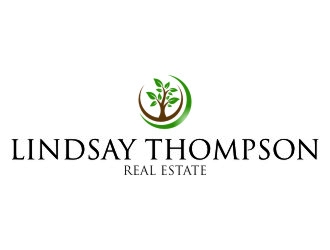 Lindsay Thompson Real Estate logo design by jetzu