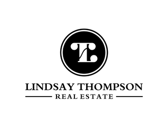 Lindsay Thompson Real Estate logo design by alby