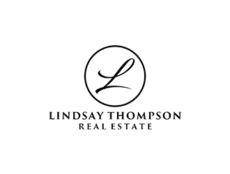 Lindsay Thompson Real Estate logo design by checx