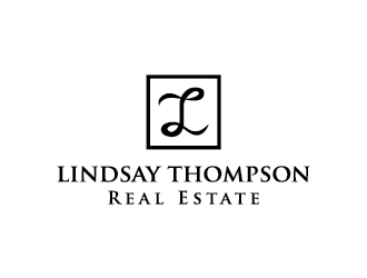 Lindsay Thompson Real Estate logo design by Fear