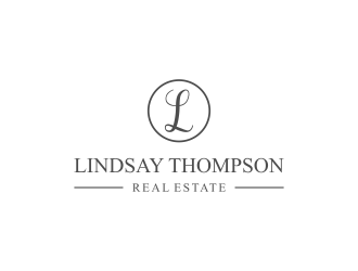 Lindsay Thompson Real Estate logo design by kaylee
