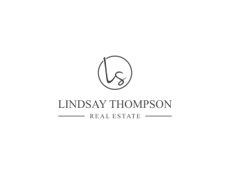 Lindsay Thompson Real Estate logo design by kaylee