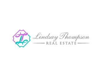 Lindsay Thompson Real Estate logo design by josephope