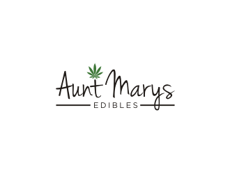 Aunt Marys Edibles logo design by Franky.