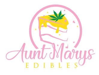 Aunt Marys Edibles logo design by LucidSketch