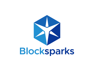 Blocksparks logo design by lexipej