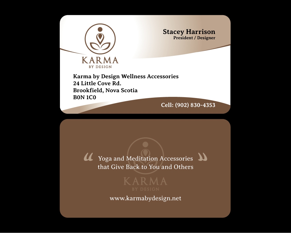 Karma by Design logo design by dshineart