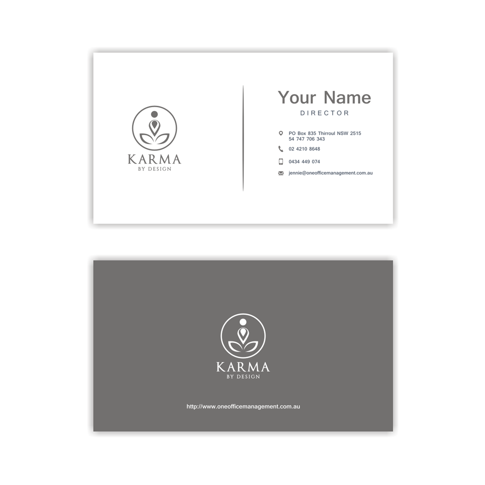 Karma by Design logo design by ndaru