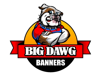 Big Dawg banners logo design by aRBy