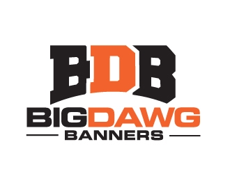 Big Dawg banners logo design by moomoo