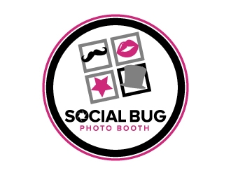 Social Bug Photo Booth logo design by jaize
