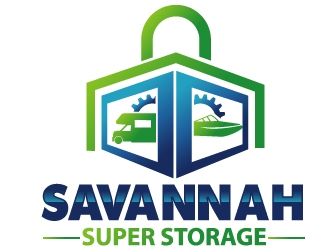 Savannah Super Storage logo design by PMG