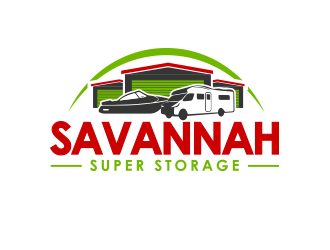 Savannah Super Storage logo design by BeDesign