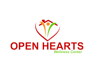 Open Hearts Wellness Center logo design by bougalla005