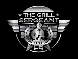 The Grill Sergeant BBQ logo design by DreamLogoDesign