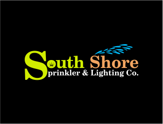 South Shore Sprinkler & Lighting Co. logo design by meliodas
