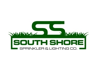 South Shore Sprinkler & Lighting Co. logo design by totoy07