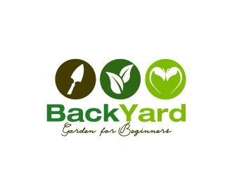 Backyard Garden For Beginners logo design by tec343