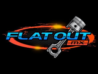 Flat Out MX logo design by daywalker