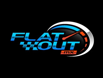 Flat Out MX logo design by daywalker
