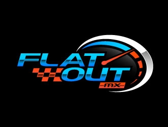 Flat Out MX logo design by daywalker