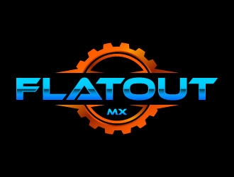 Flat Out MX logo design by daywalker