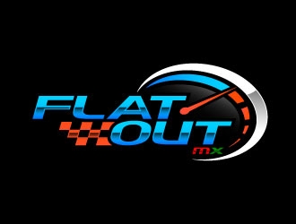 Flat Out MX logo design by daywalker