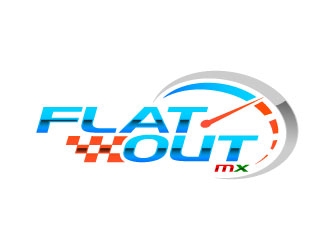 Flat Out MX logo design by daywalker