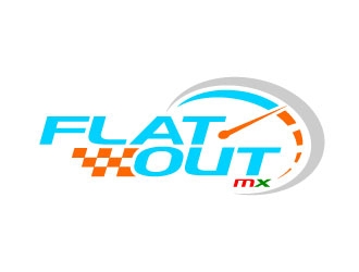 Flat Out MX logo design by daywalker