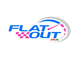 Flat Out MX logo design by daywalker
